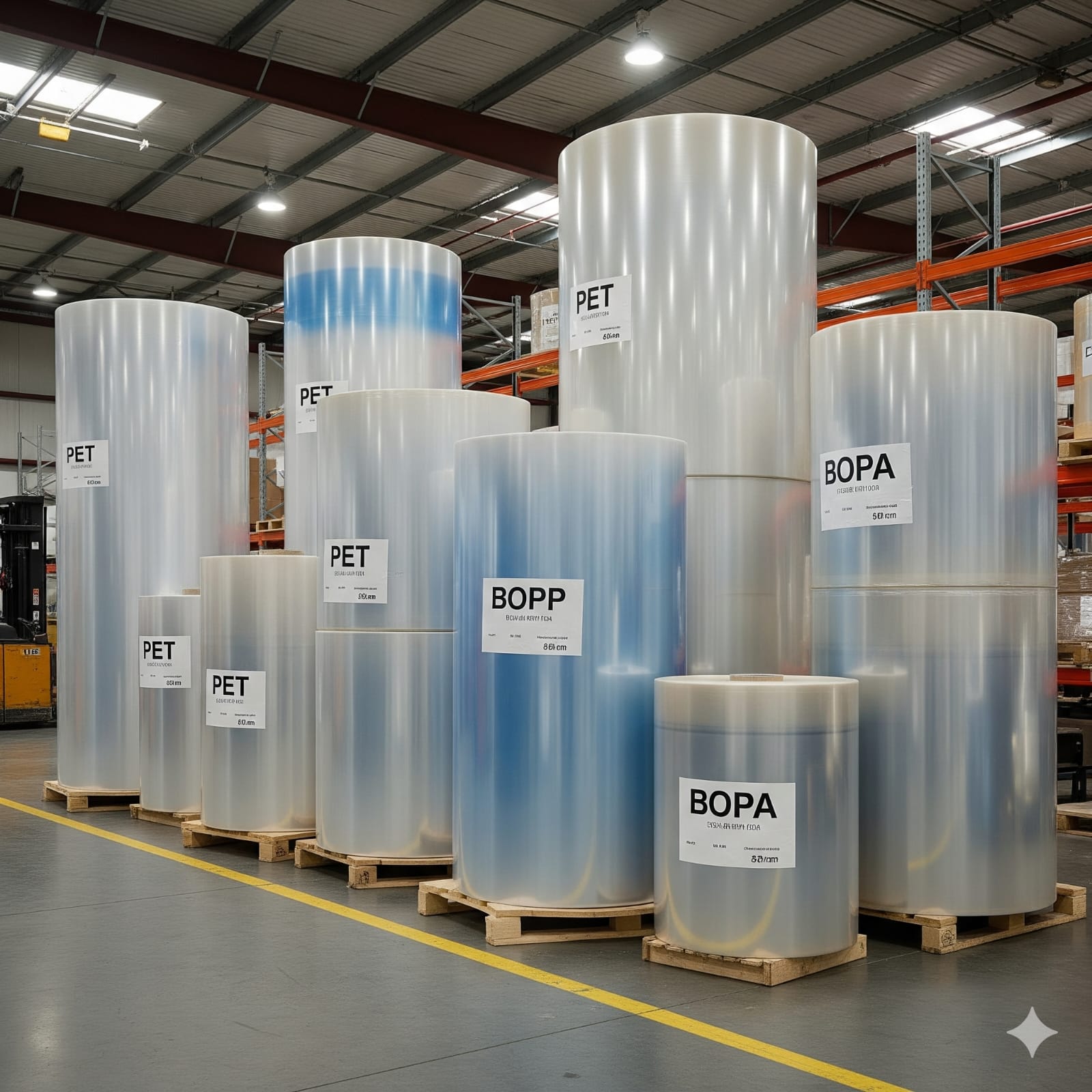 PET, BOPP, and Nylon Films