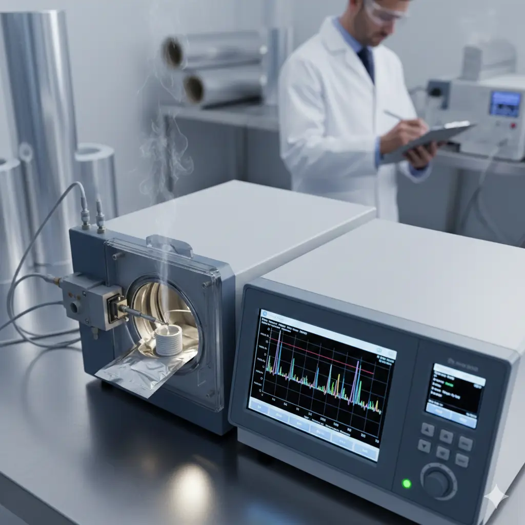 Gas chromatography in flexible packaging