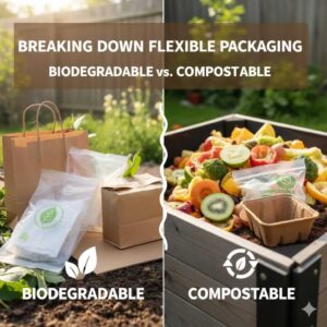 Biodegradable vs. Compostable Flexible Packaging